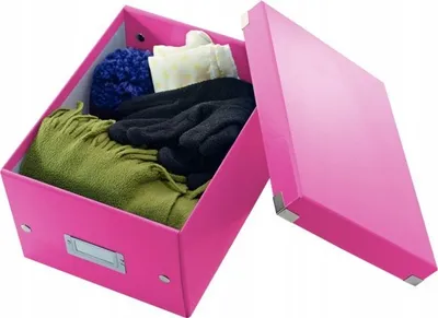 Kuti magazinimi Leitz WOW Click & Store Small, me mbajtës etikete, e bardhë - 3
