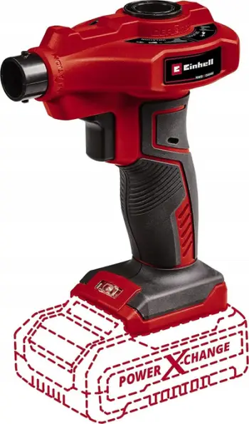 Frymëshe dhe pompë ajri pa kabllo Einhell CE AP 18 Li 18V, LED, pa bateri, e kuqe