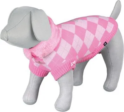 Pulovër për qen Trixie Princess, 21 cm, rozë - 1