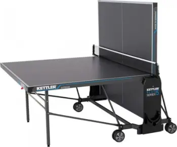 Tavolinë pingpongu Kettler Outdoor K5, 5 mm melaminë, për jashtë, blu
