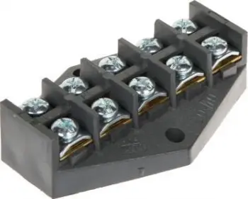 Klemë terminale elektrike Simet KE-ZPT5-10.0, 5 pole, 400V, e zezë
