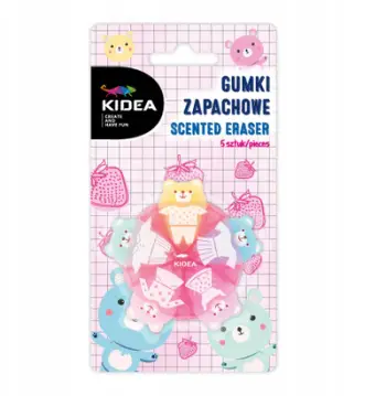 Set goma aromatike Kidea, 5 copë, formë ariushi, multingjyrëshe