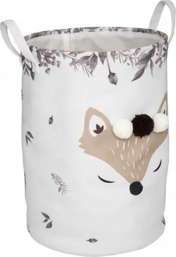 Kuti lodrash Atmosphera Fox Toy Box, pëlhurë poliester, e shumëngjyrshme