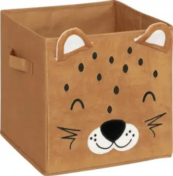Kuti magazinimi Joey Velvet, 29x29x29cm, kadife, gri