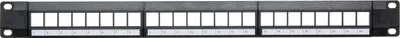 Panel patch Keystone PP-24/FX/C1, 24 porta, për rack, i zi - 2