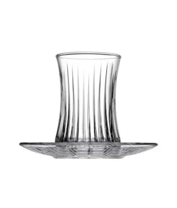 Set - Gota dhe tablla të cajit Paşabahçe Elysia, (6+6 copë)