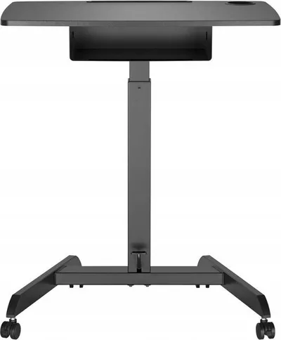 Tavolinë pune Maclean MC-903B, workstation me rregullim lartësie, e zezë - 2