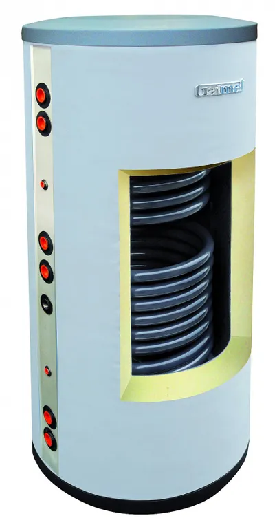 Shkëmbim termik Galmet Bivalent 26-209000, 200L, 2 spirale, gri - 1
