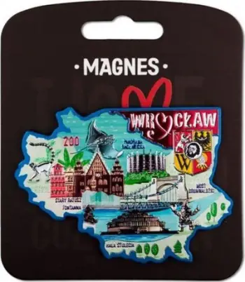 Magnet frigoriferi I Love Poland Wrocław, ILP MAG a WR 27, shumëngjyrësh