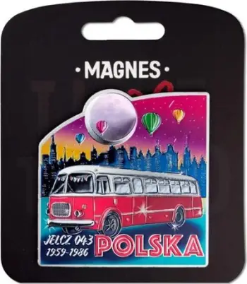 Magnet frigoriferi suvenir I Love Poland Polska ILP-MAG-a-PL-20, shumëngjyrësh