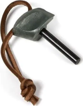 Shkëndijues zëvendësues Light My Fire FireSteel për FireKnife Bio, 60mm, bioplastikë me fibra kokosi, jeshile Sage