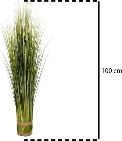 Shkop dekorativ Emako, 100 cm, plastike, jeshil - 4