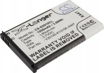 Bateri telefoni pa tel Siemens Gigaset SL910, Li ion, 3.7V 1050mAh, e zezë