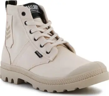 Çizme Palladium Pampa Hi Army, pambuk organik, unisex, ngjyrë sahara