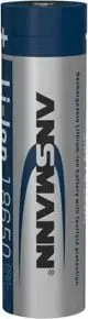 Bateri rikarikuese Ansmann 18650, 3400mAh, Li Ion