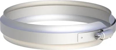 Kllampë çeliku Jeremias Clamp Band, diametër 160mm, inox - 1
