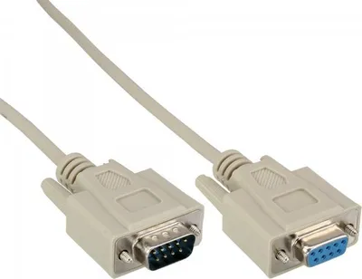 Kabllo zgjatuese seriale InLine, 9-pin, RS-232, set 10 copë - 1