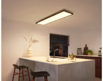 Panel tavani Philips Hue Aurelle White Ambiance, 120 x 30 cm, ndriçim i rregullueshëm, i zi