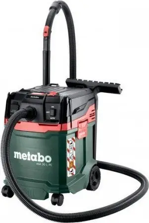 Fshesë me korent Metabo ASA 30 L PC, 30L, thithje e lartë, gri