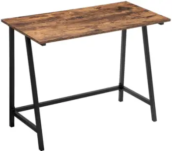 Tavolinë shkrimi Songmics LWD40X, konstruksion i qëndrueshëm, stil modern, kafe