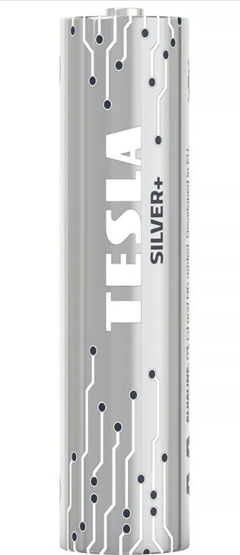 Bateri Tesla SILVER+ AAA, paketim 10 copë, alkaline - 1