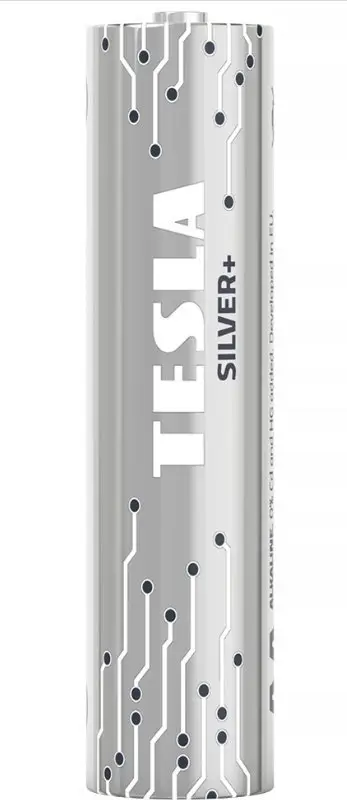 Bateri Tesla SILVER+ AAA, paketim 10 copë, alkaline