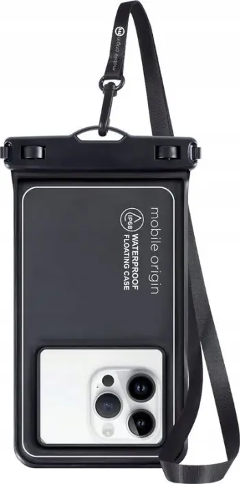 Mbrojtëse uji Mobile Origin Waterproof Floating Case, 6.5", IPX8, e zezë bardhë