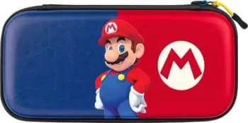 Kuti mbrojtëse PDP Slim Deluxe Power Pose Mario, për Nintendo Switch, hardshell, blu e kuqe