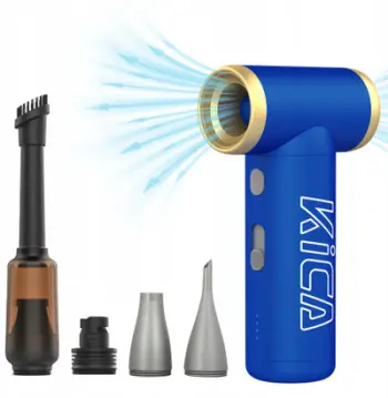 Fshesë me ajër KiCA Jetfan 2S, multifunksionale, me bateri, blu