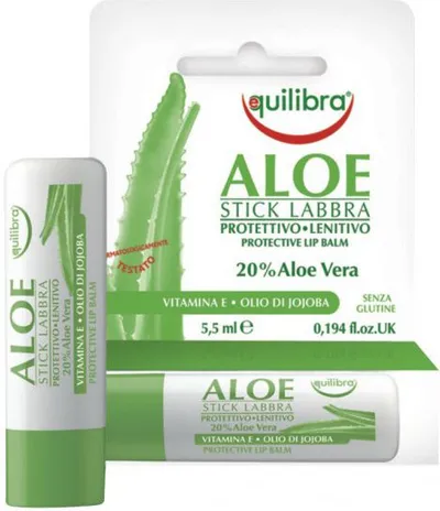 Shkop për buzë Equilibra Aloe, 5.5ml - 1