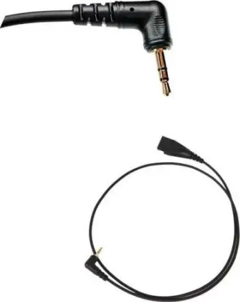 Kabull lidhës GEQUDIO WA9405, 2.5mm, për telefona Gigaset dhe Panasonic, i zi