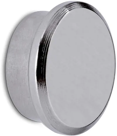 Magnet i rrumbullakët MAUL 6170896, neodymium, 2.2 cm, çelik inox - 1