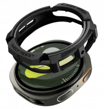Kuti mbrojtëse Spigen Rugged Armor për Samsung Galaxy Watch8 44mm, Matte Black, e zezë