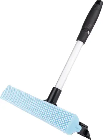 Fshesë për xhama AMiO 03851, gjerësi 200mm, dorezë alumini, gri