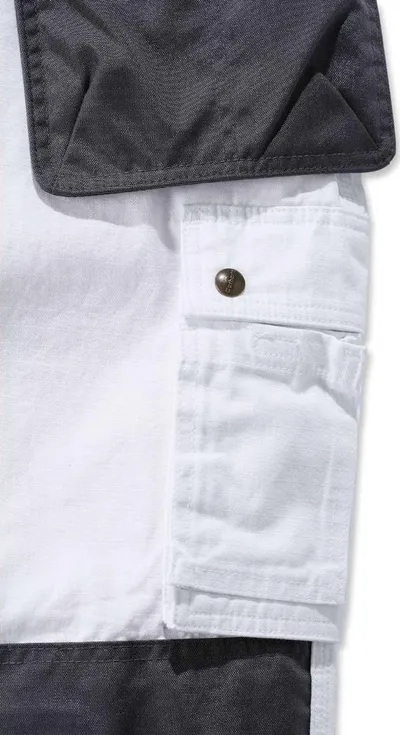 Pantallona cargo Carhartt Multi Pocket, W32/L32, e bardhë - 5