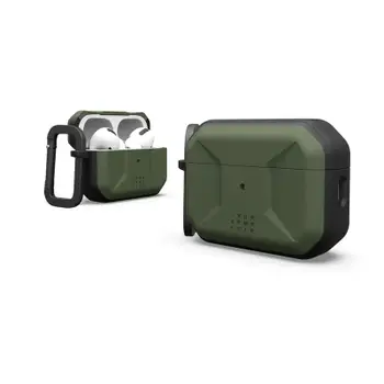 Kuti mbrojtëse UAG Civilian për AirPods Pro 2, e hollë, rezistente ndaj ujit, jeshile Olive Drab