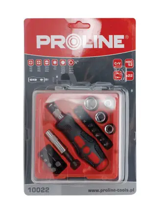 Kaçavidë me majë të këmbyeshme Pro-Line 10022, 22 copë