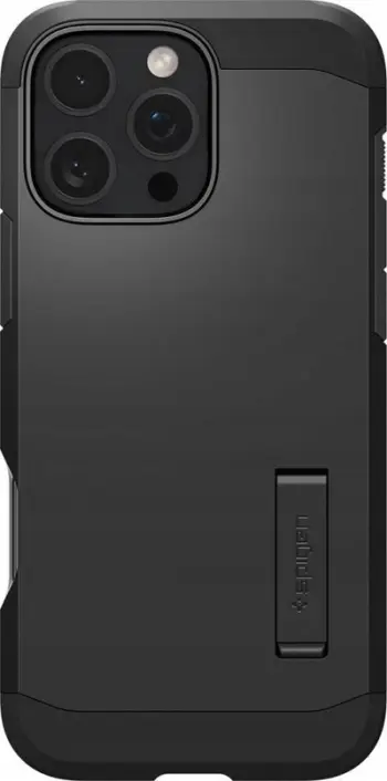 Kllapë telefoni Spigen Tough Armor MagSafe, për iPhone 16 Pro, e zezë