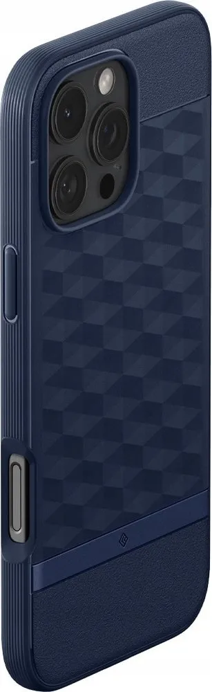 Mbulesë telefoni Spigen Caseology Parallax MagSafe, për iPhone 16 Pro, Midnight Blue - 4