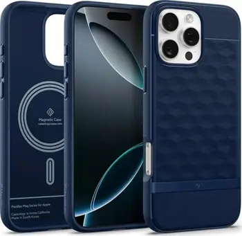 Mbulesë telefoni Spigen Caseology Parallax MagSafe, për iPhone 16 Pro, Midnight Blue