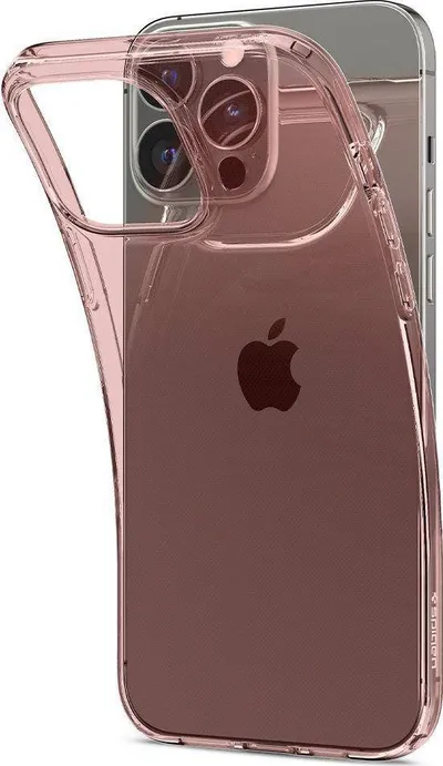 Mbulesë telefoni Spigen Crystal Flex Rose Crystal, për iPhone 13 Pro Max, transparente rozë - 4
