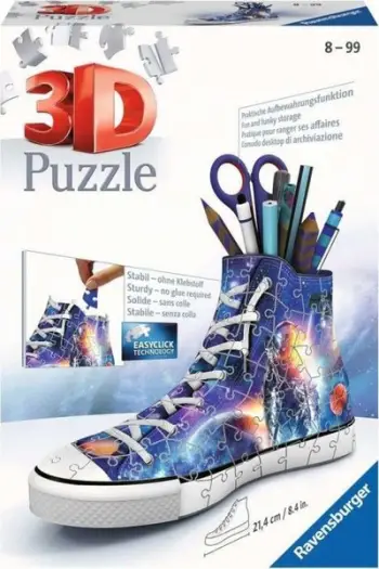 Puzzle 3D Ravensburger Pencil Cup Astronaut, 108 pjesë, kupë lapsash, shumëngjyrësh