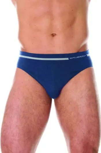 Të brendshme burra Brubeck Comfort Wool BE10050, lesh merino, madhësia S, blu xhinse e errët