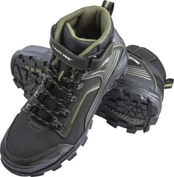 Çizme pune Lahti Pro ANKLE BOOTS, nubuck, S3 SRC, të zeza jeshile, 45