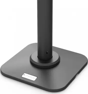 Bazament për tablet Compulocks Rise Pole, stendë e pavarur, me menaxhim kabllosh, i zi