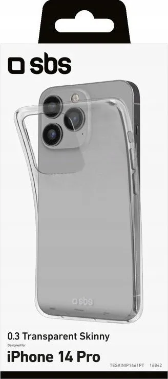 Mbulesë telefoni SBS Skinny për iPhone 14 Pro, transparente - 1