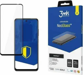 Xham mbrojtës 3MK NeoGlass për Xiaomi Redmi Note 10 5G, black/black
