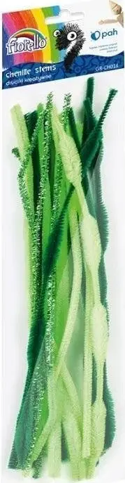 Shkopinj kreativë Fiorello, 30 cm, set 20 copë, jeshil