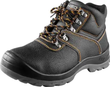 Çizme pune Neo Shoes Low Work Boots, lëkurë, kapak çeliku, nr 42, të zeza