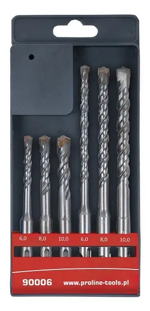 Set i shpuesëve Proline SDS+ 10 6 8mm
